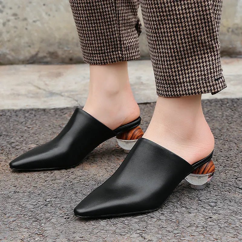 Mule en Cuir pour Femme "La Majesté"