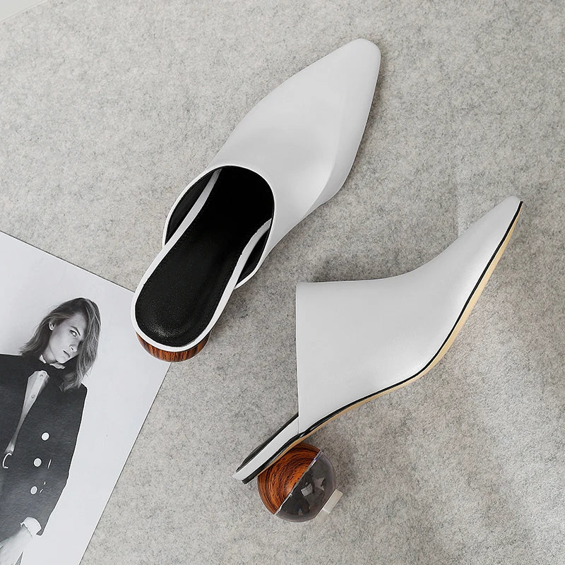 Mule en Cuir pour Femme "La Majesté"