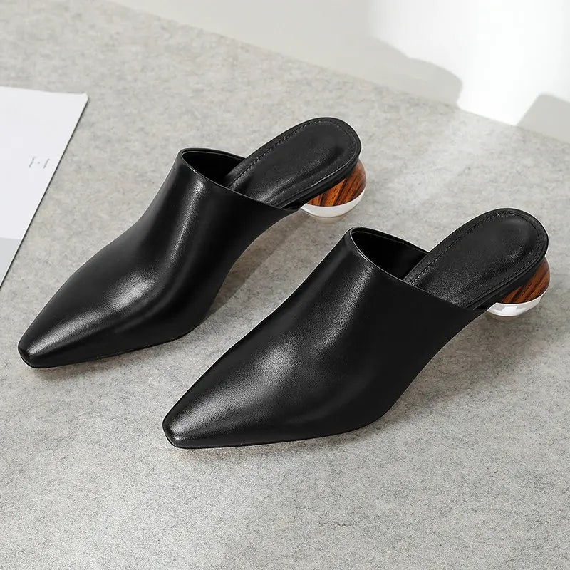 Mule en Cuir pour Femme "La Majesté"