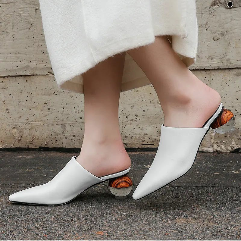 Mule en Cuir pour Femme "La Majesté"