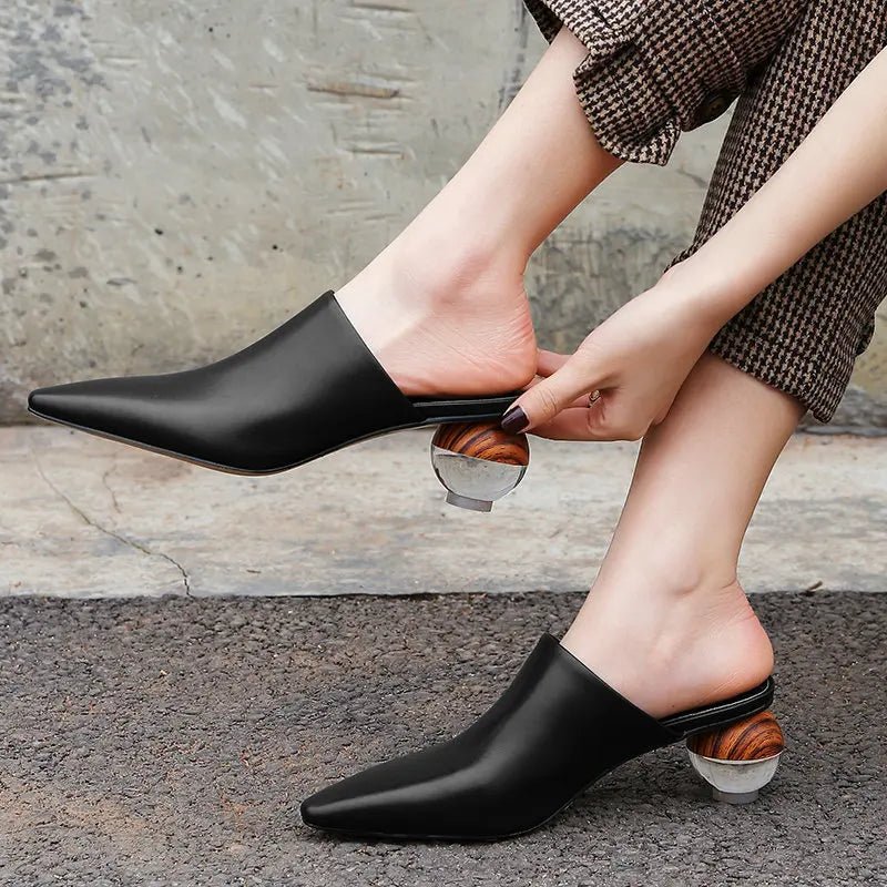 Mule en Cuir pour Femme "La Majesté"