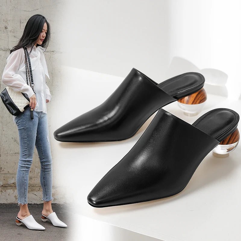 Mule en Cuir pour Femme "La Majesté"