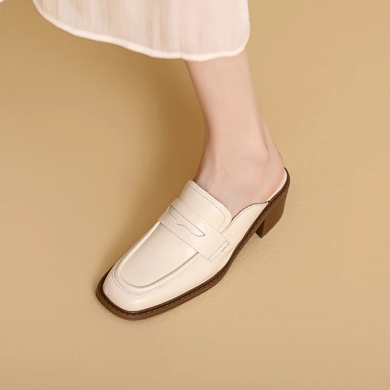 Mule en Cuir pour Femme "La Sensation"