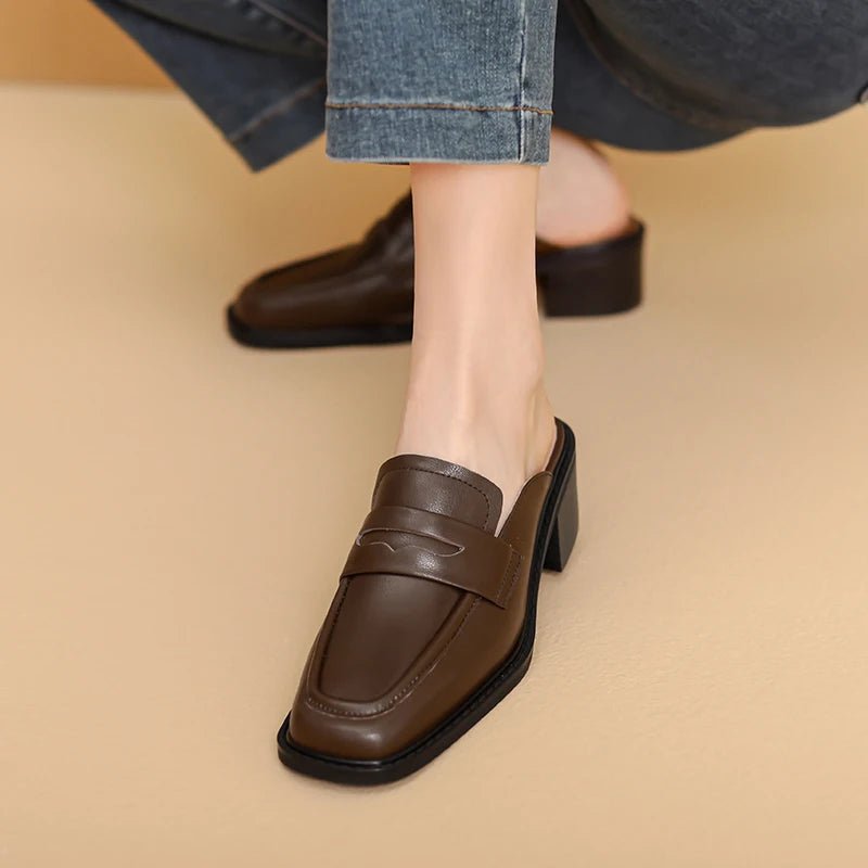 Mule en Cuir pour Femme "La Sensation"