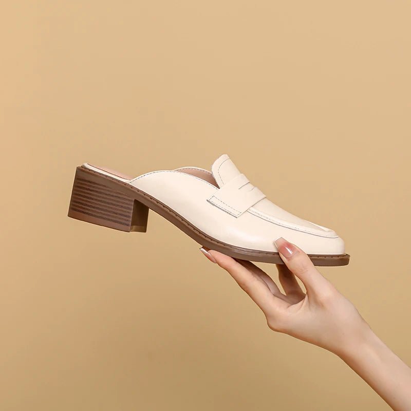 Mule en Cuir pour Femme "La Sensation"