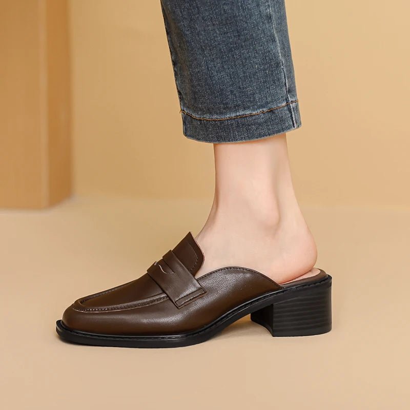 Mule en Cuir pour Femme "La Sensation"