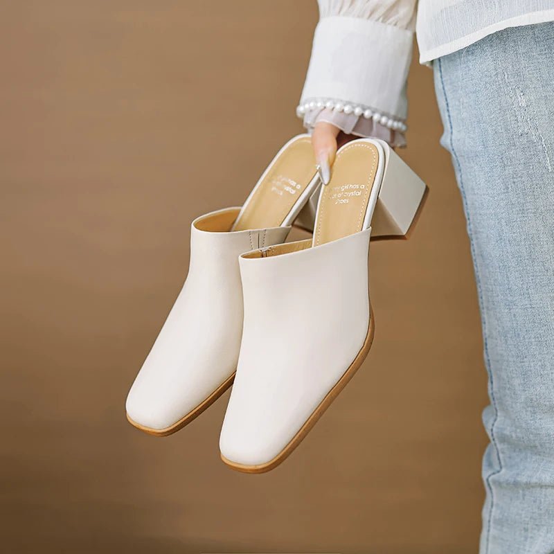 Mule en Cuir pour Femme "La Sensuelle"