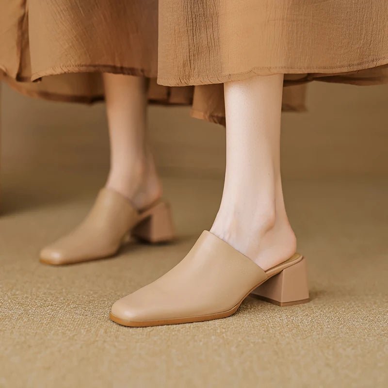 Mule en Cuir pour Femme "La Sensuelle"