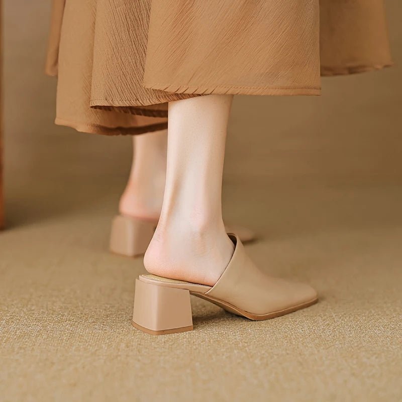 Mule en Cuir pour Femme "La Sensuelle"