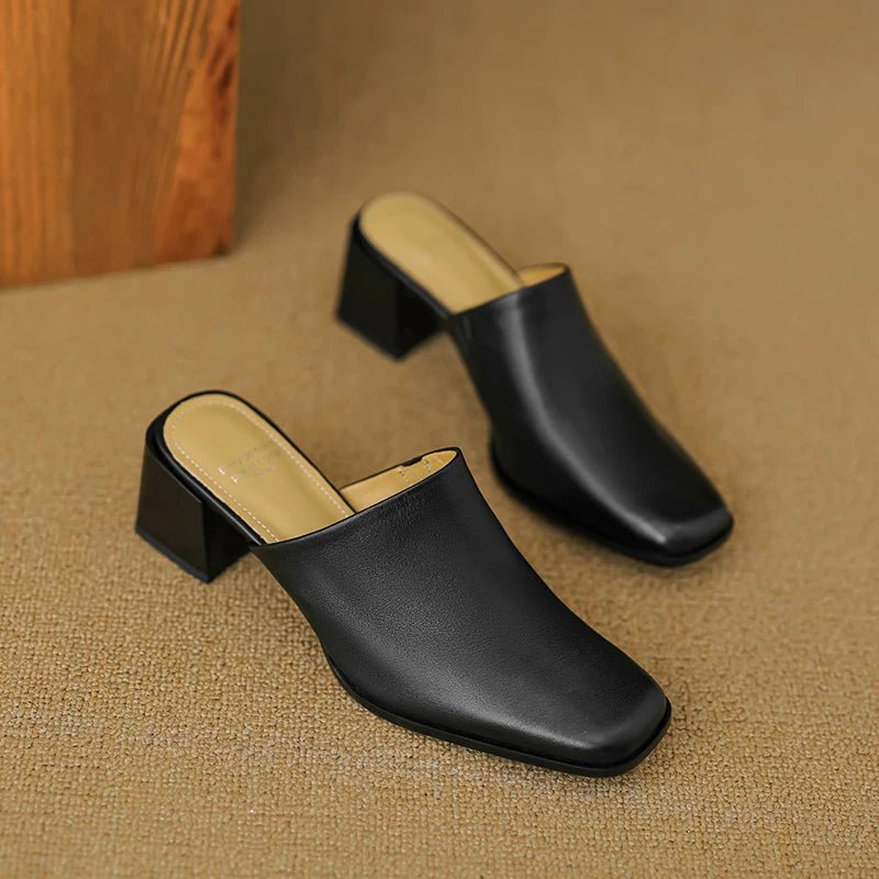 Mule en Cuir pour Femme "La Sensuelle"