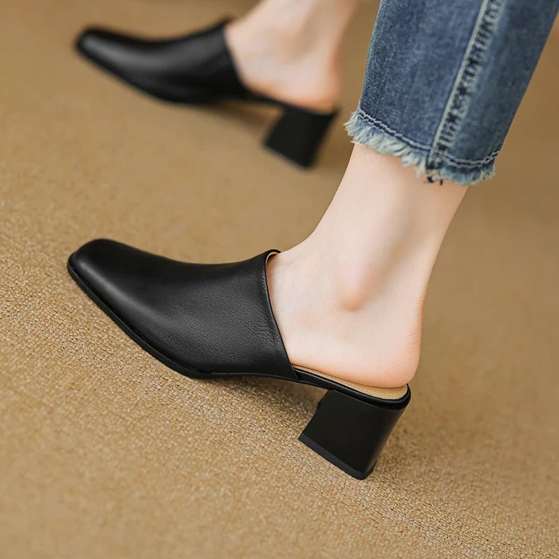 Mule en Cuir pour Femme "La Sensuelle"