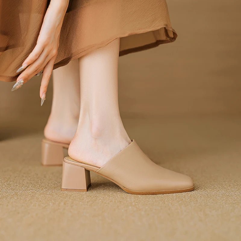 Mule en Cuir pour Femme "La Sensuelle"
