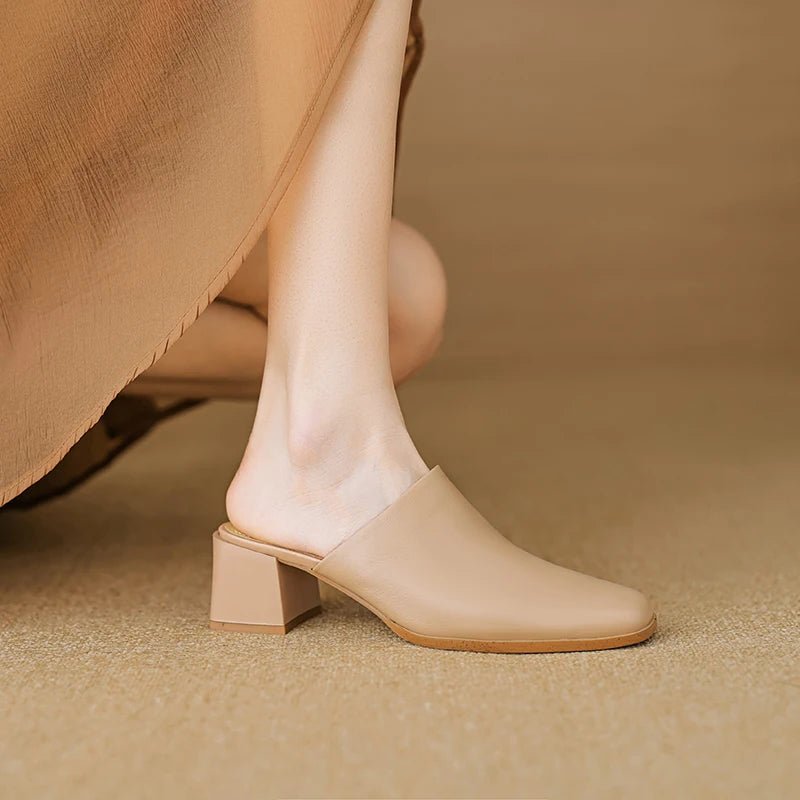 Mule en Cuir pour Femme "La Sensuelle"