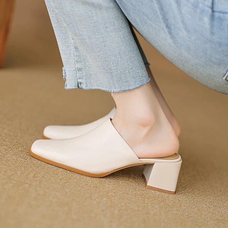 Mule en Cuir pour Femme "La Sensuelle"