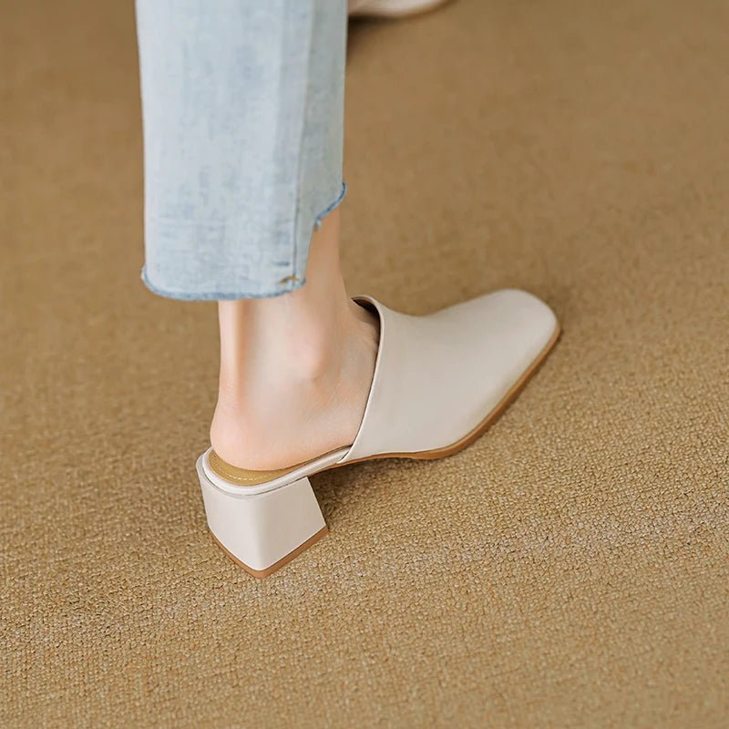 Mule en Cuir pour Femme "La Sensuelle"