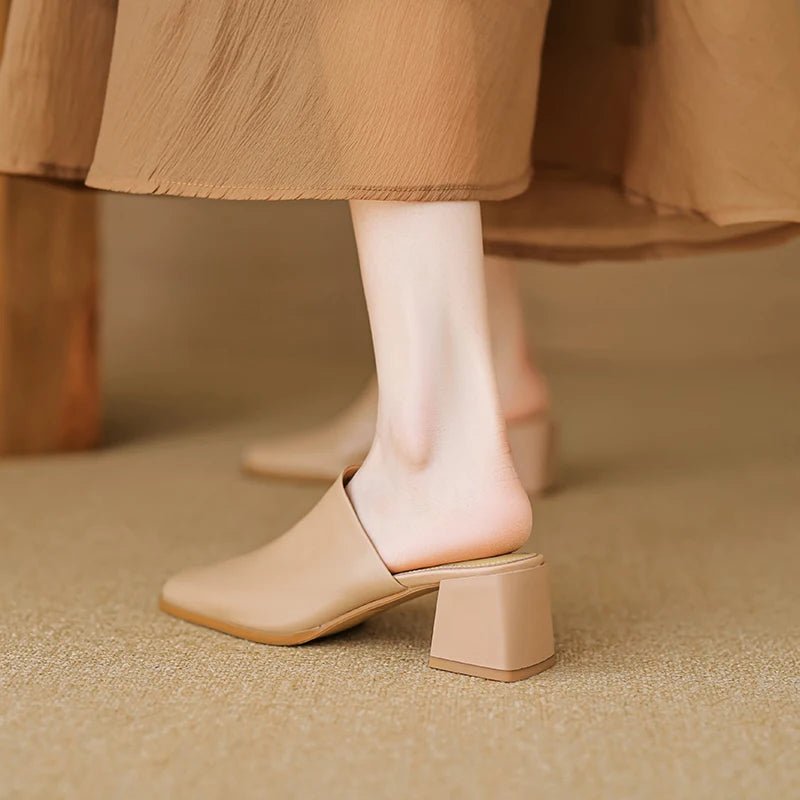 Mule en Cuir pour Femme "La Sensuelle"