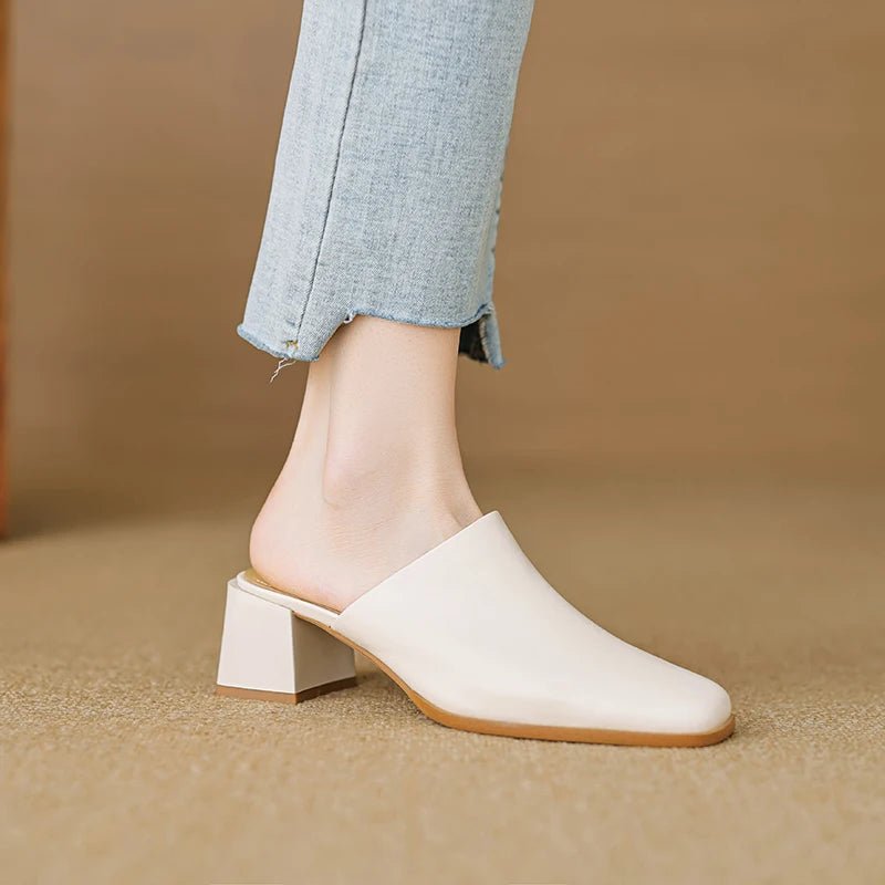 Mule en Cuir pour Femme "La Sensuelle"