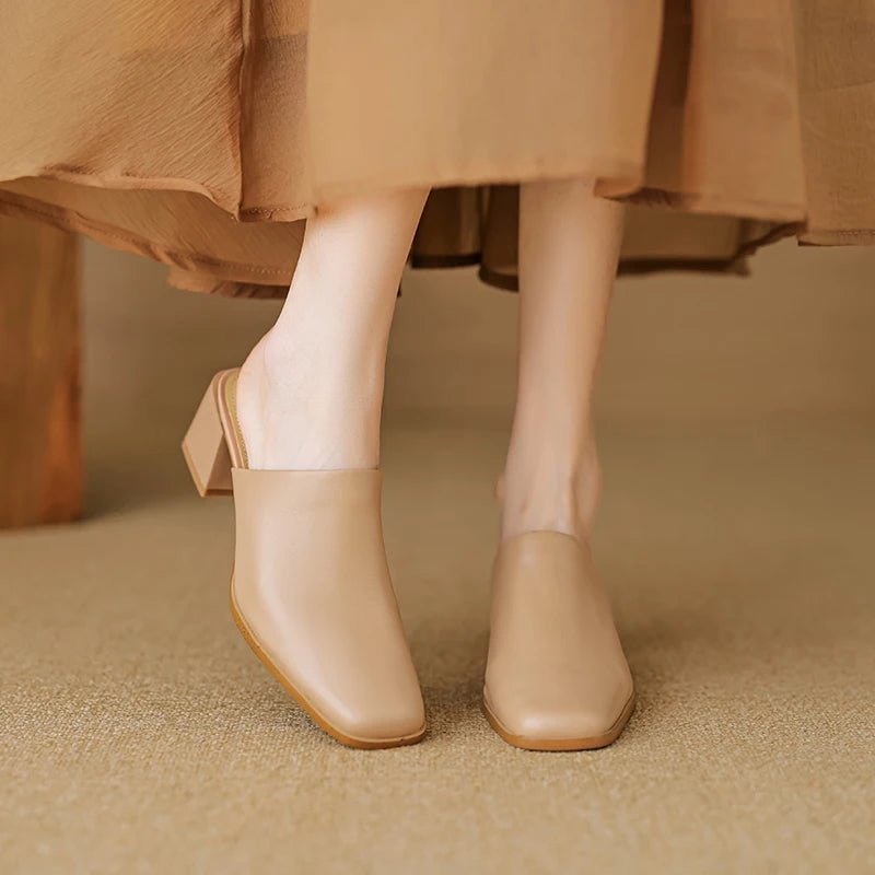 Mule en Cuir pour Femme "La Sensuelle"