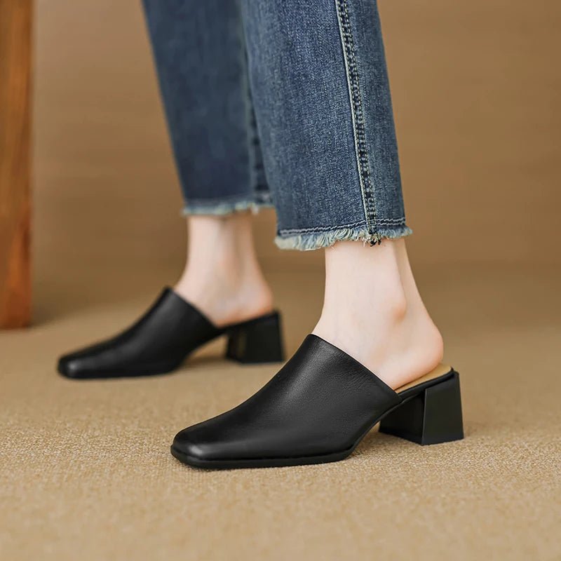 Mule en Cuir pour Femme "La Sensuelle"