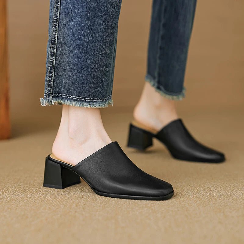 Mule en Cuir pour Femme "La Sensuelle"