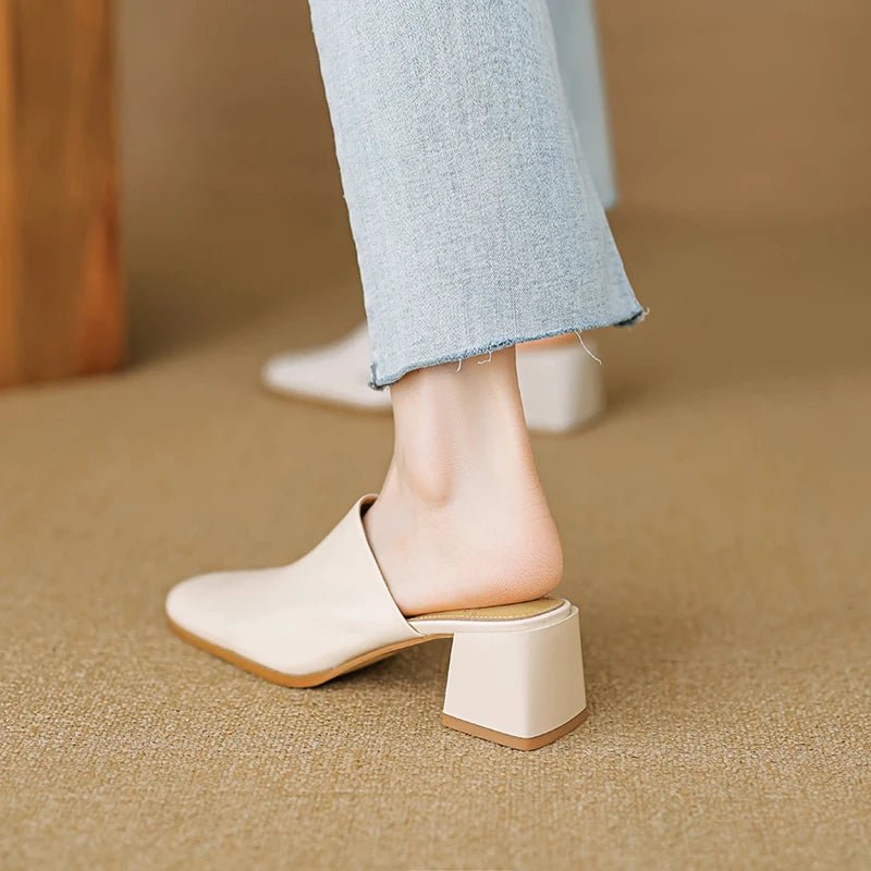 Mule en Cuir pour Femme "La Sensuelle"