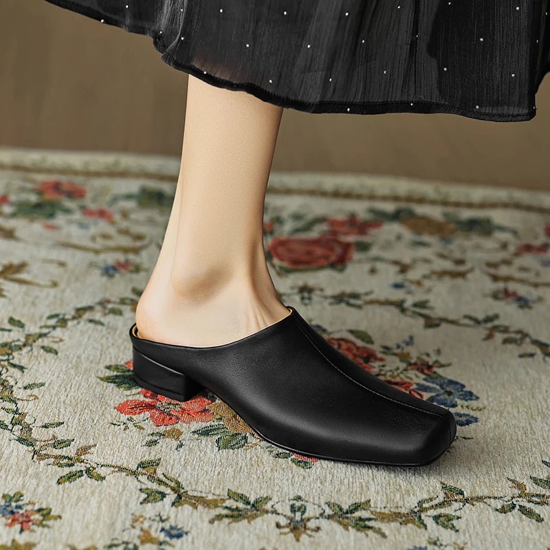 Mule en Cuir pour Femme "La Somptueuse"