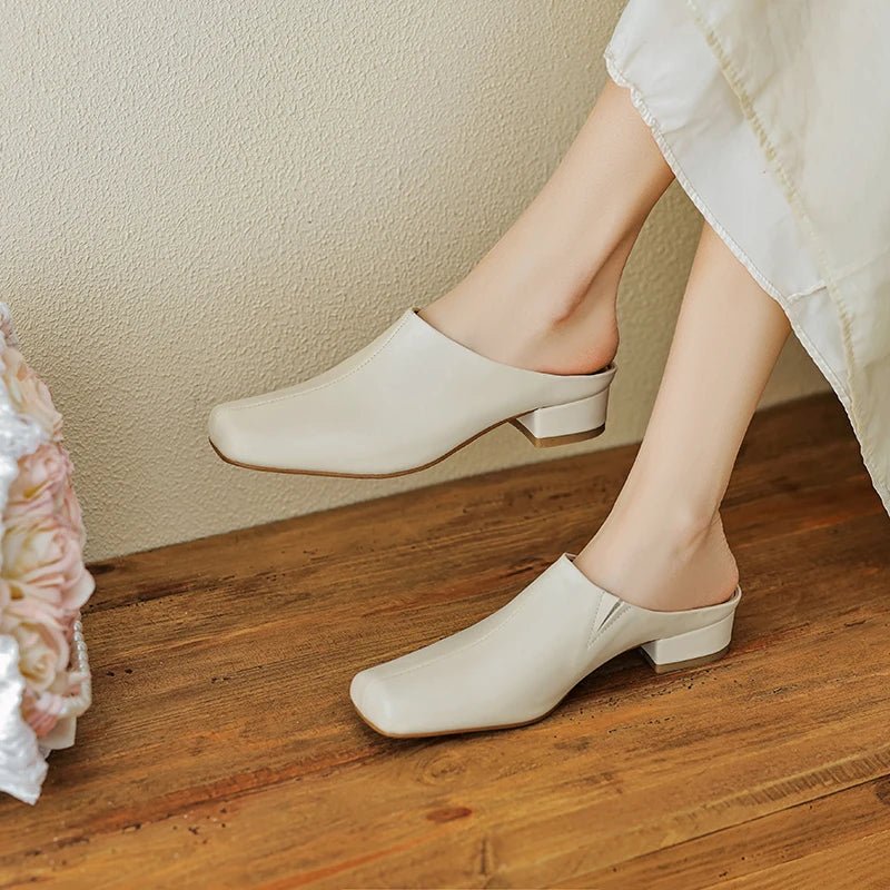 Mule en Cuir pour Femme "La Somptueuse"