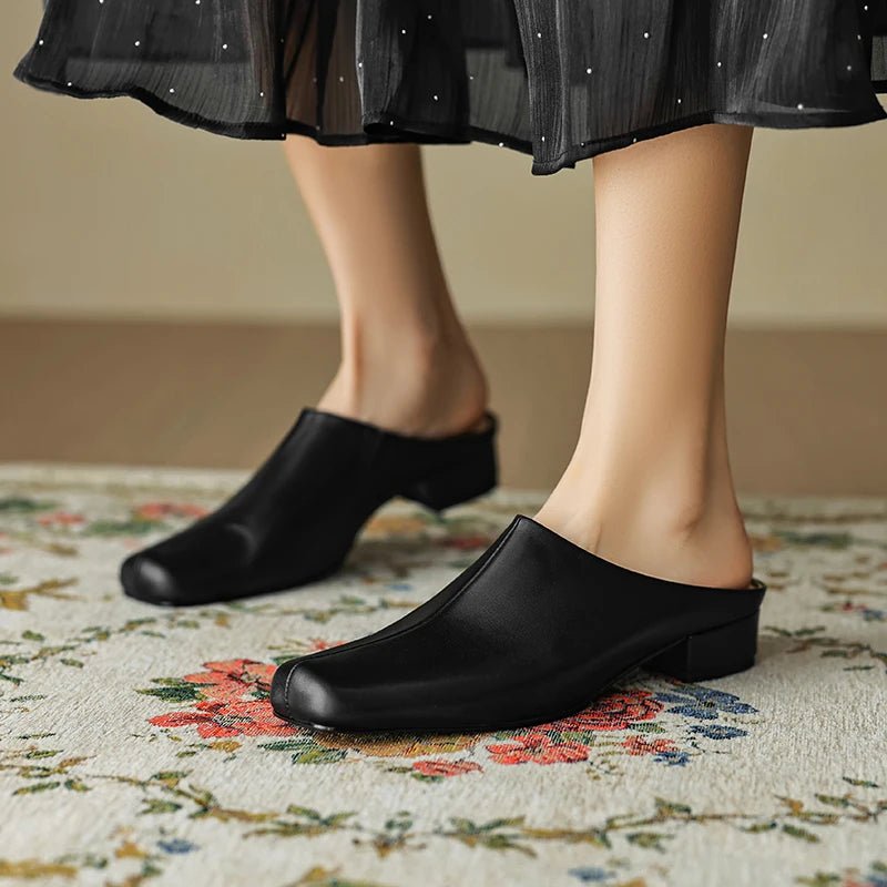 Mule en Cuir pour Femme "La Somptueuse"