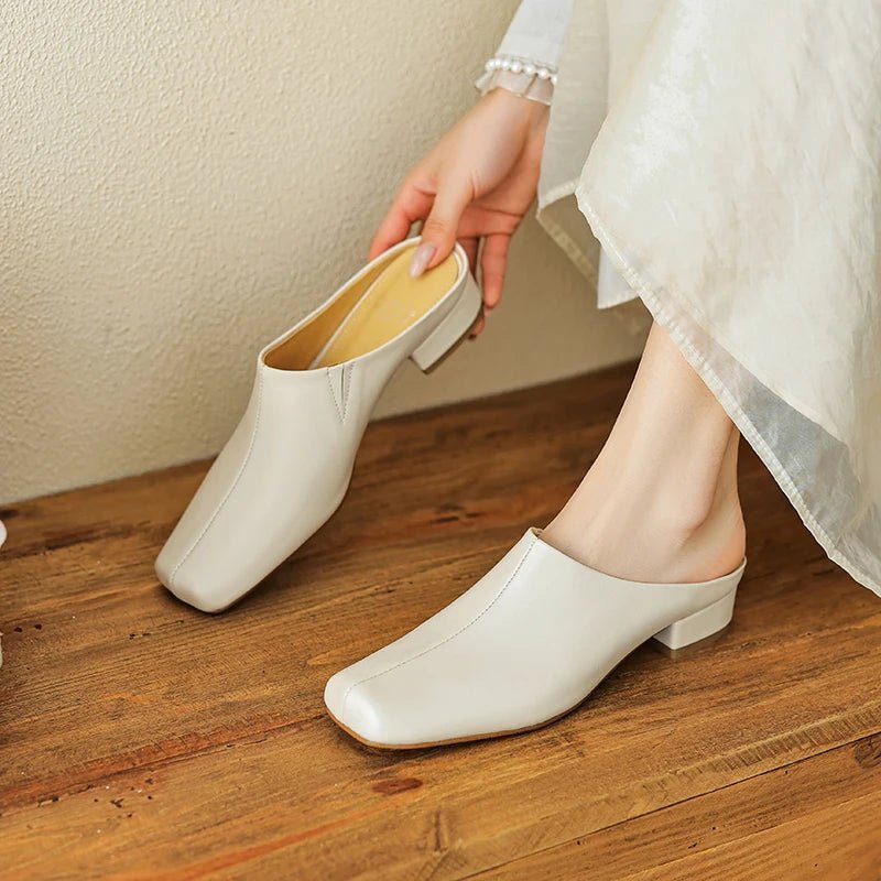 Mule en Cuir pour Femme "La Somptueuse"
