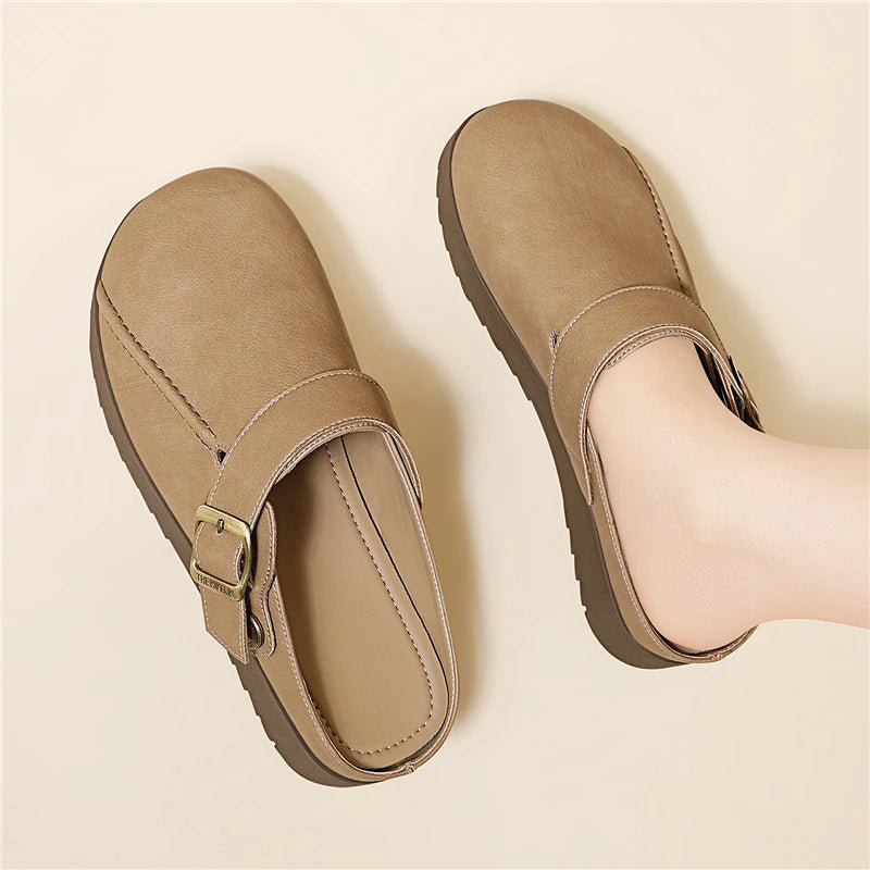 Mule en Cuir pour Femme légère "La Plume"