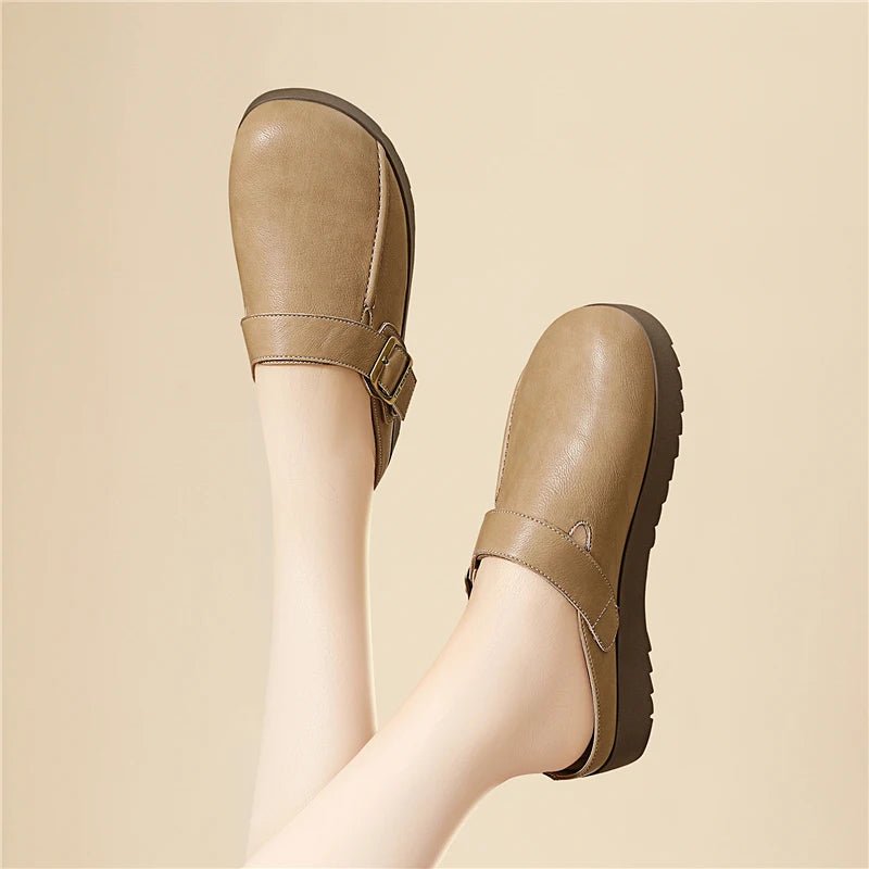 Mule en Cuir pour Femme légère "La Plume"