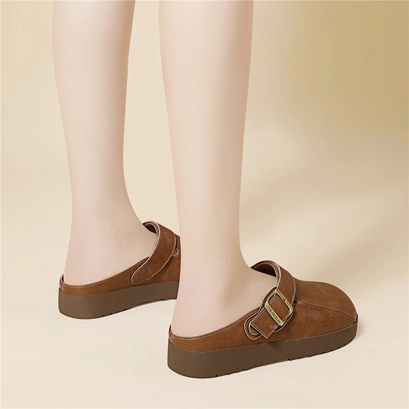 Mule en Cuir pour Femme légère "La Plume"