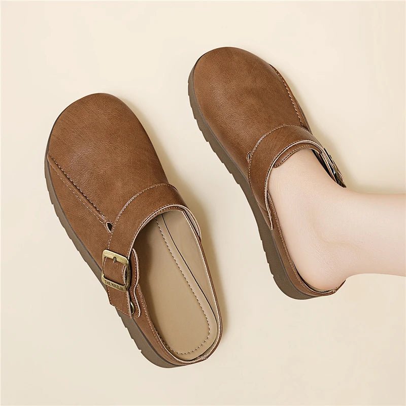 Mule en Cuir pour Femme légère "La Plume"