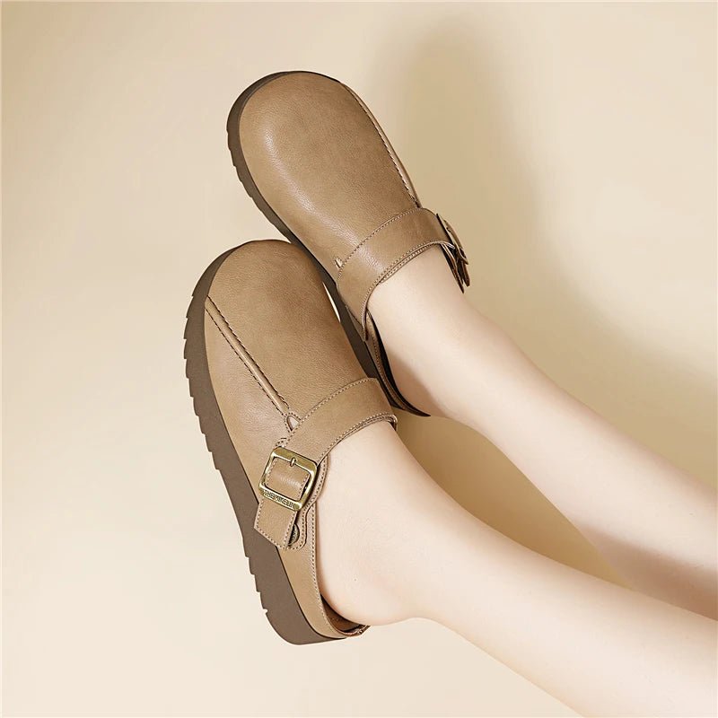 Mule en Cuir pour Femme légère "La Plume"