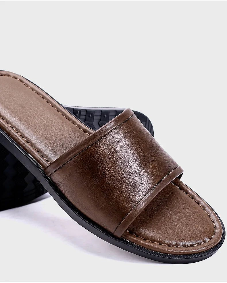 Mules Cuir Homme Confort Été 'Le Complice'