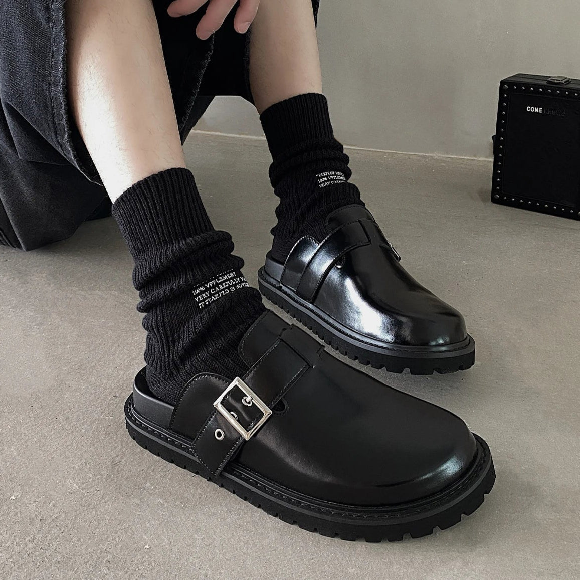 Mules Cuir Homme Confortables "Le Repos"