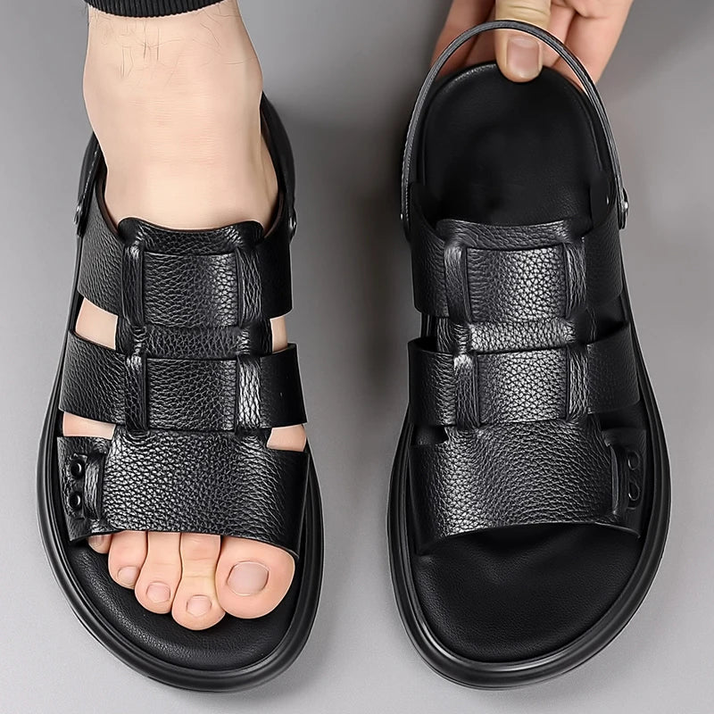 Mules Cuir Homme élégantes "L'Opulent"