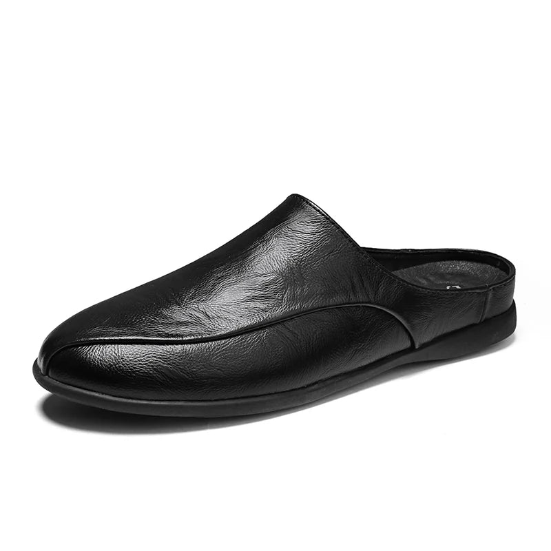 Mules cuir homme "L'Essentielle" - Restaur Cuirs