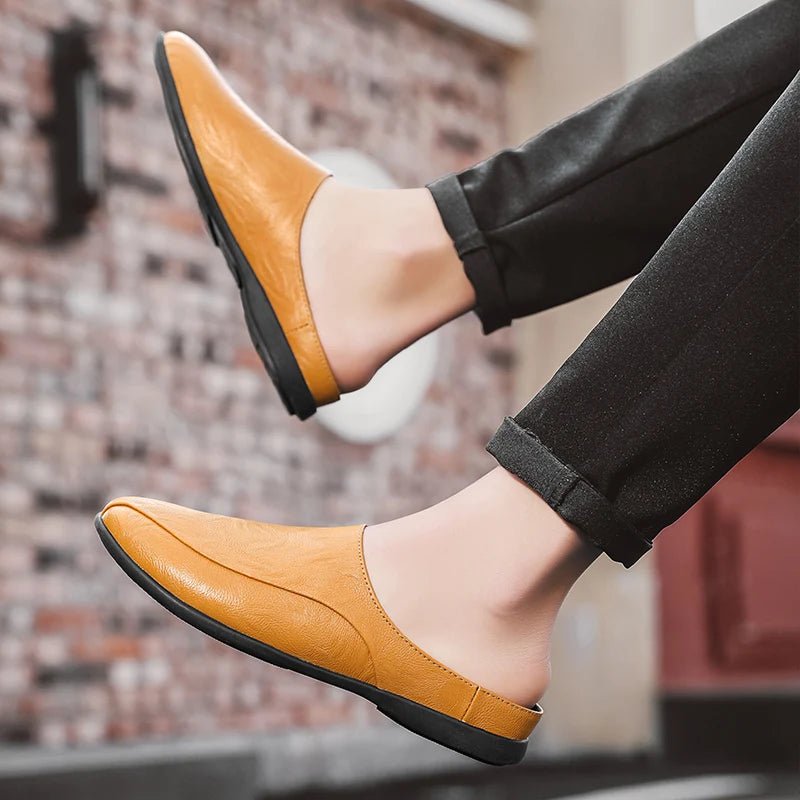 Mules cuir homme "L'Essentielle" - Restaur Cuirs