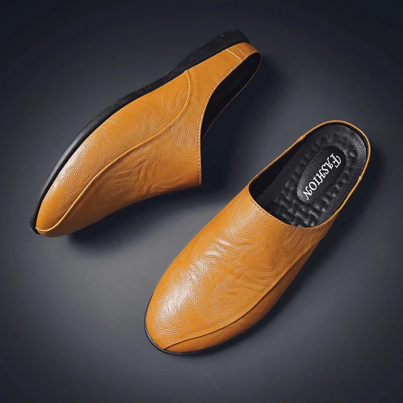 Mules cuir homme "L'Essentielle" - Restaur Cuirs