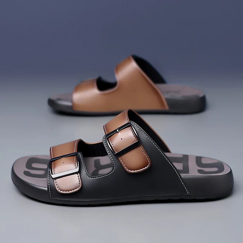 Mules Cuir Homme respirantes "Le Leader"