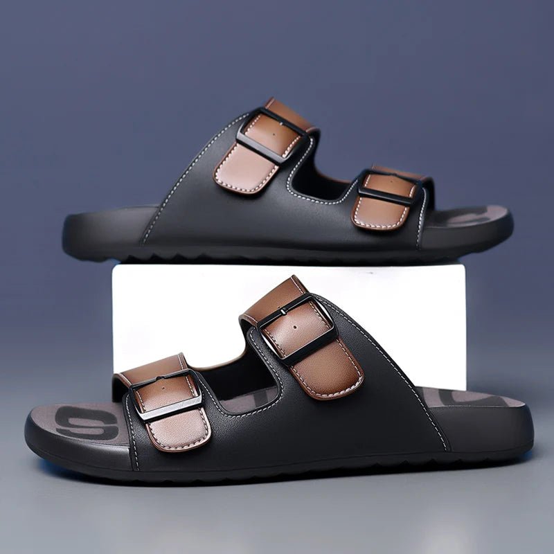 Mules Cuir Homme respirantes "Le Leader"