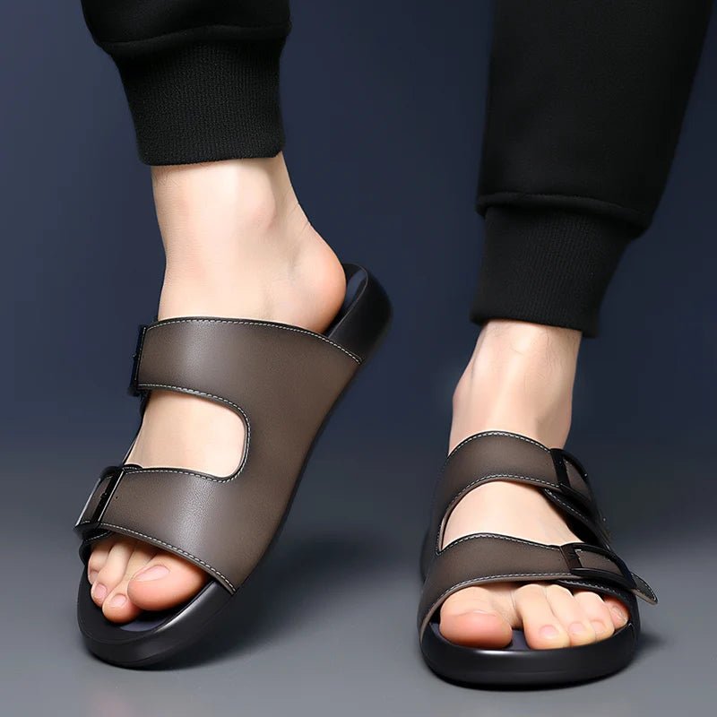 Mules Cuir Homme respirantes "Le Leader"