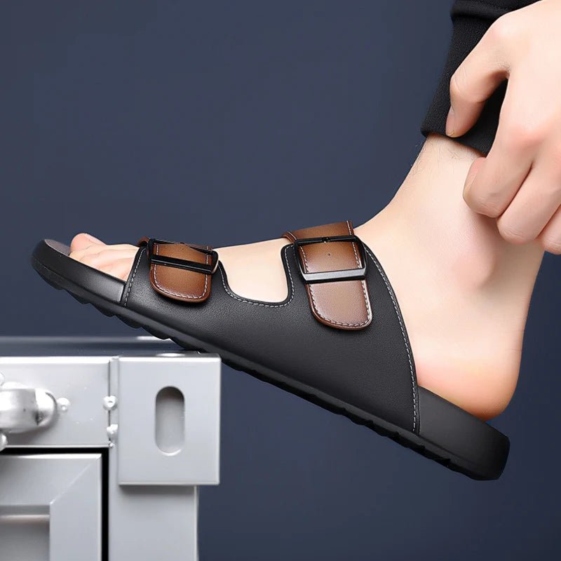 Mules Cuir Homme respirantes "Le Leader"