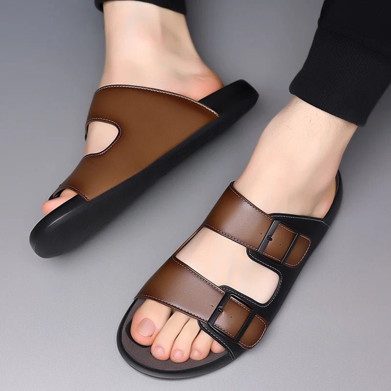 Mules Cuir Homme respirantes "Le Leader"
