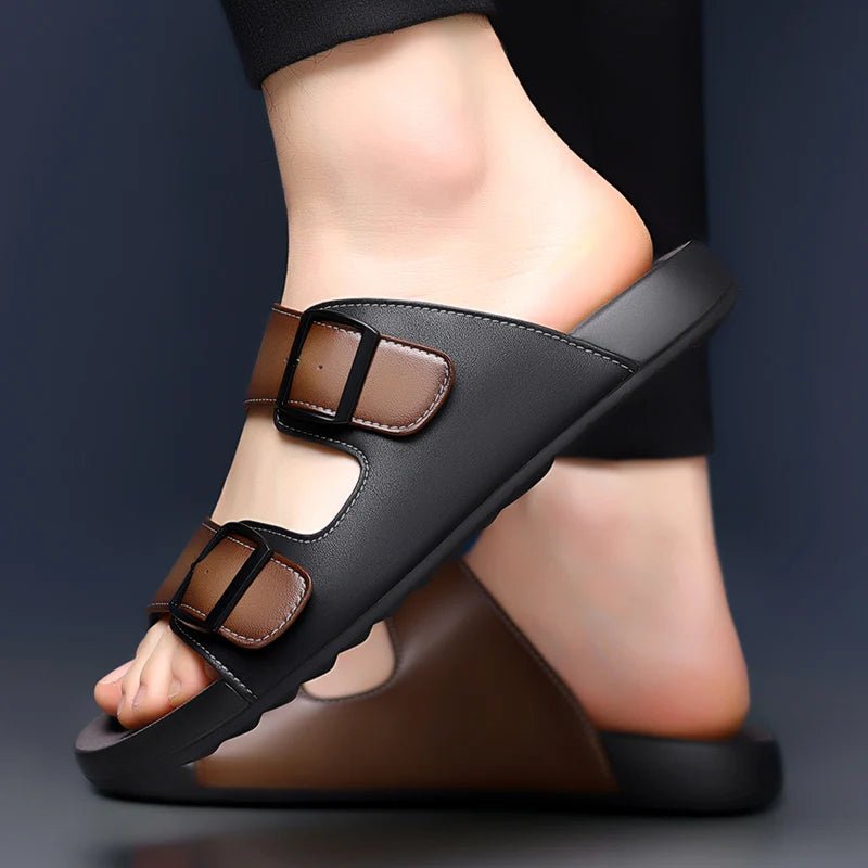 Mules Cuir Homme respirantes "Le Leader"