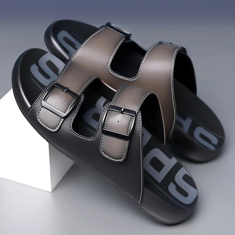 Mules Cuir Homme respirantes "Le Leader"