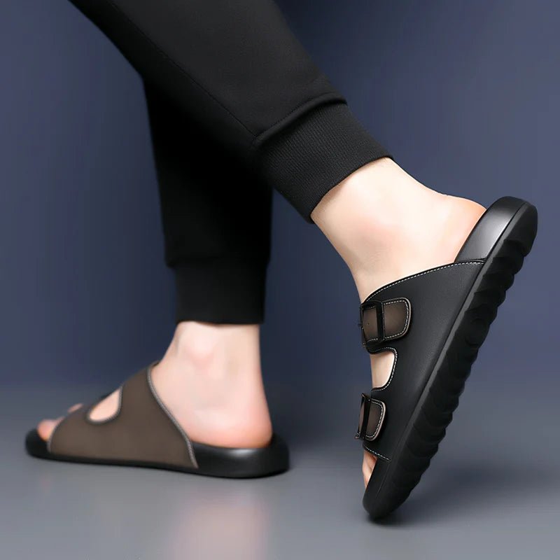 Mules Cuir Homme respirantes "Le Leader"
