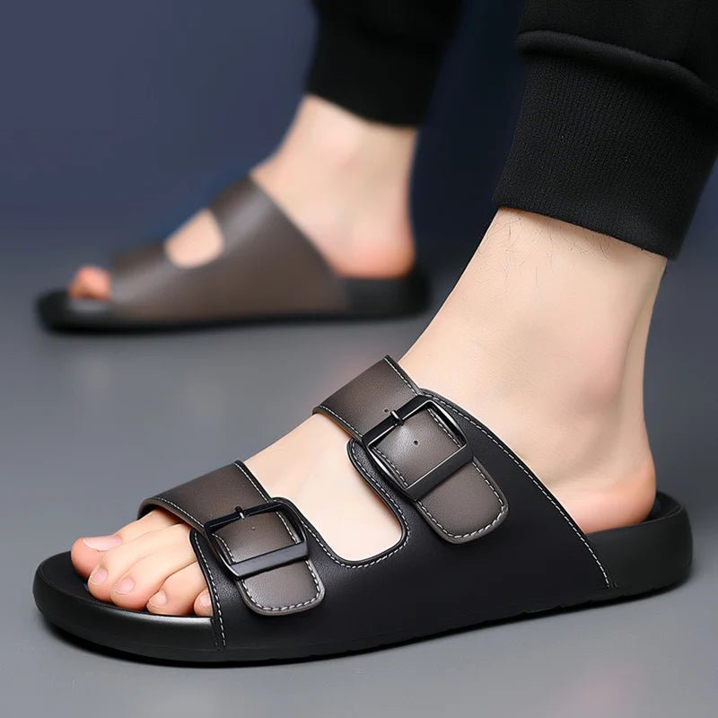 Mules Cuir Homme respirantes "Le Leader"