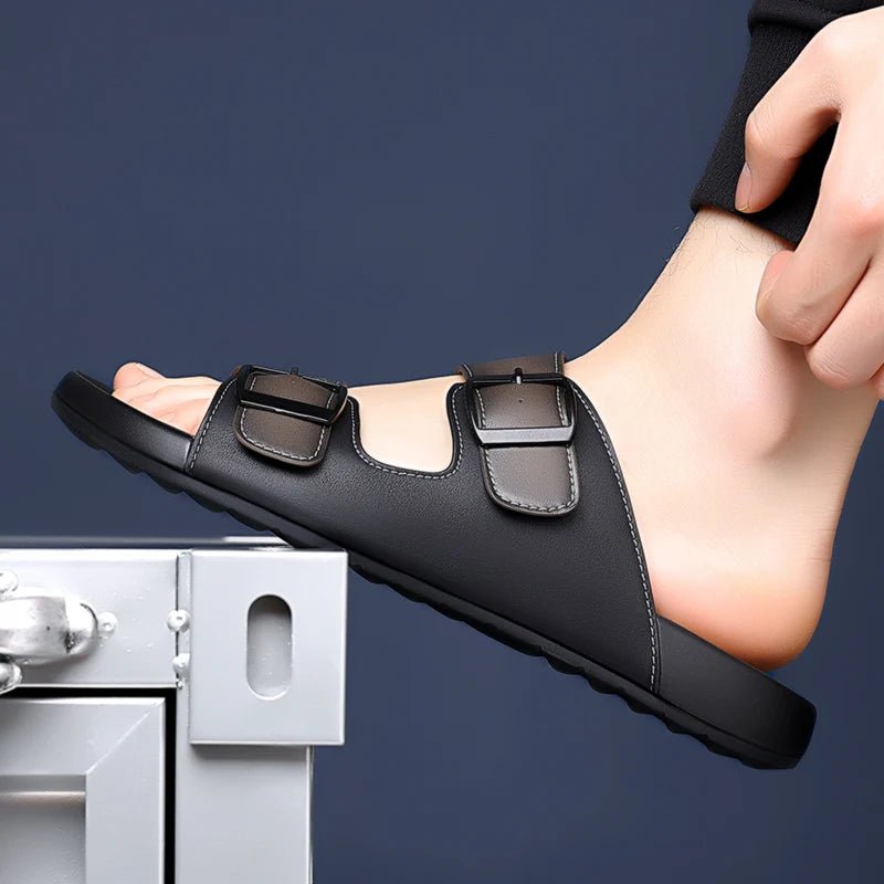 Mules Cuir Homme respirantes "Le Leader"